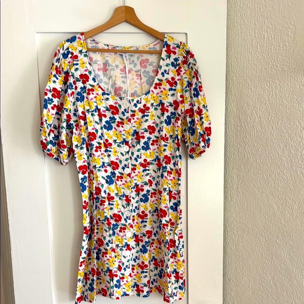 Floral Puff Sleeve Dress